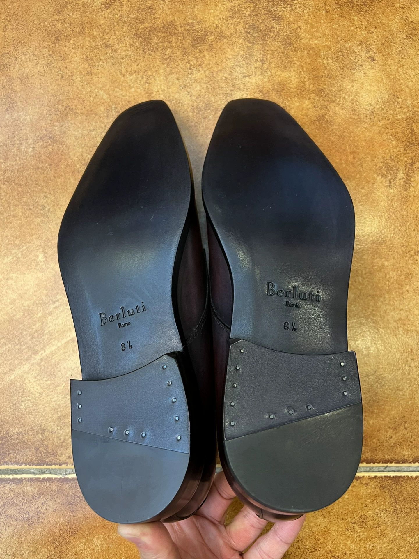 Berluti Brown Formal Leather Monk Strap Shoes Size 8.5 Size US 8.5 / EU 41-42 - 7 Thumbnail