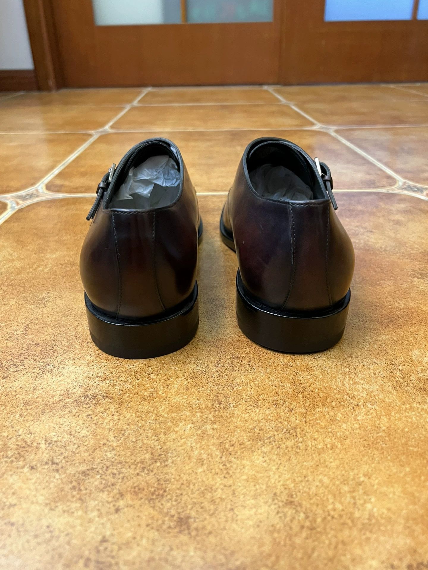 Berluti Brown Formal Leather Monk Strap Shoes Size 8.5 Size US 8.5 / EU 41-42 - 5 Thumbnail