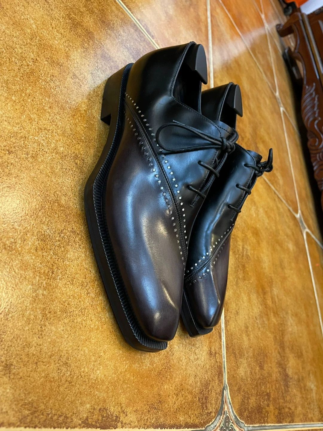 Berluti Black Formal Lace-Up Shoes Size 8 Size US 8 / EU 41 - 3 Thumbnail