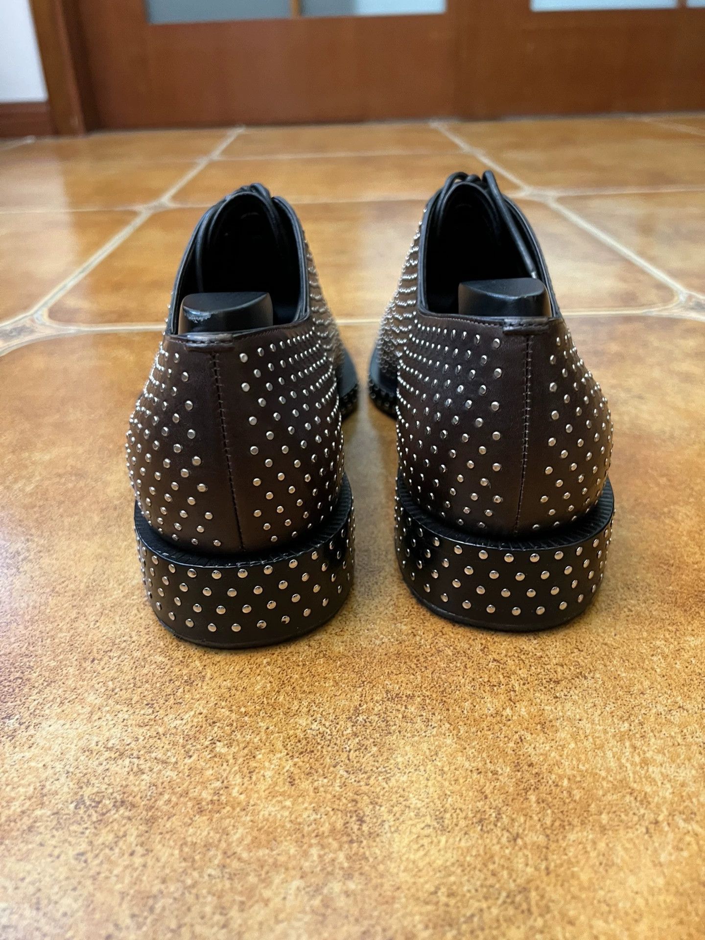 Berluti Black Studded Pointed Toe Formal Shoes Size 7 Size US 7 / EU 40 - 6 Thumbnail