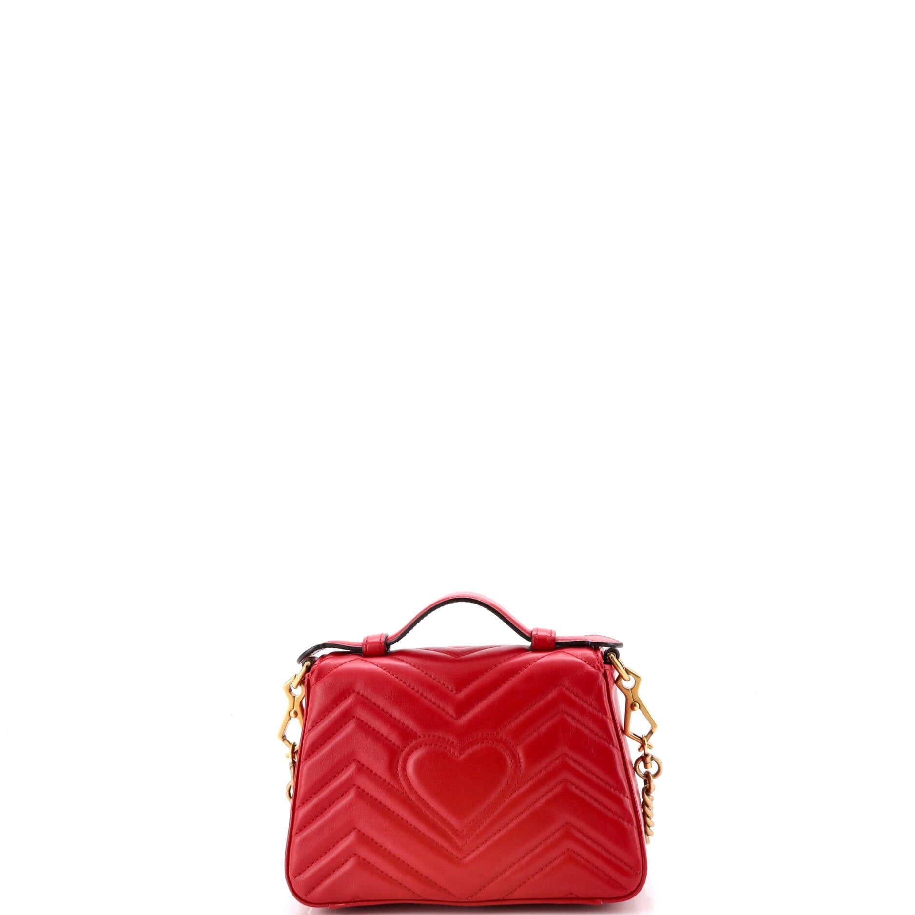 Gucci GG Marmont Top Handle Flap Bag Size ONE SIZE - 3 Thumbnail