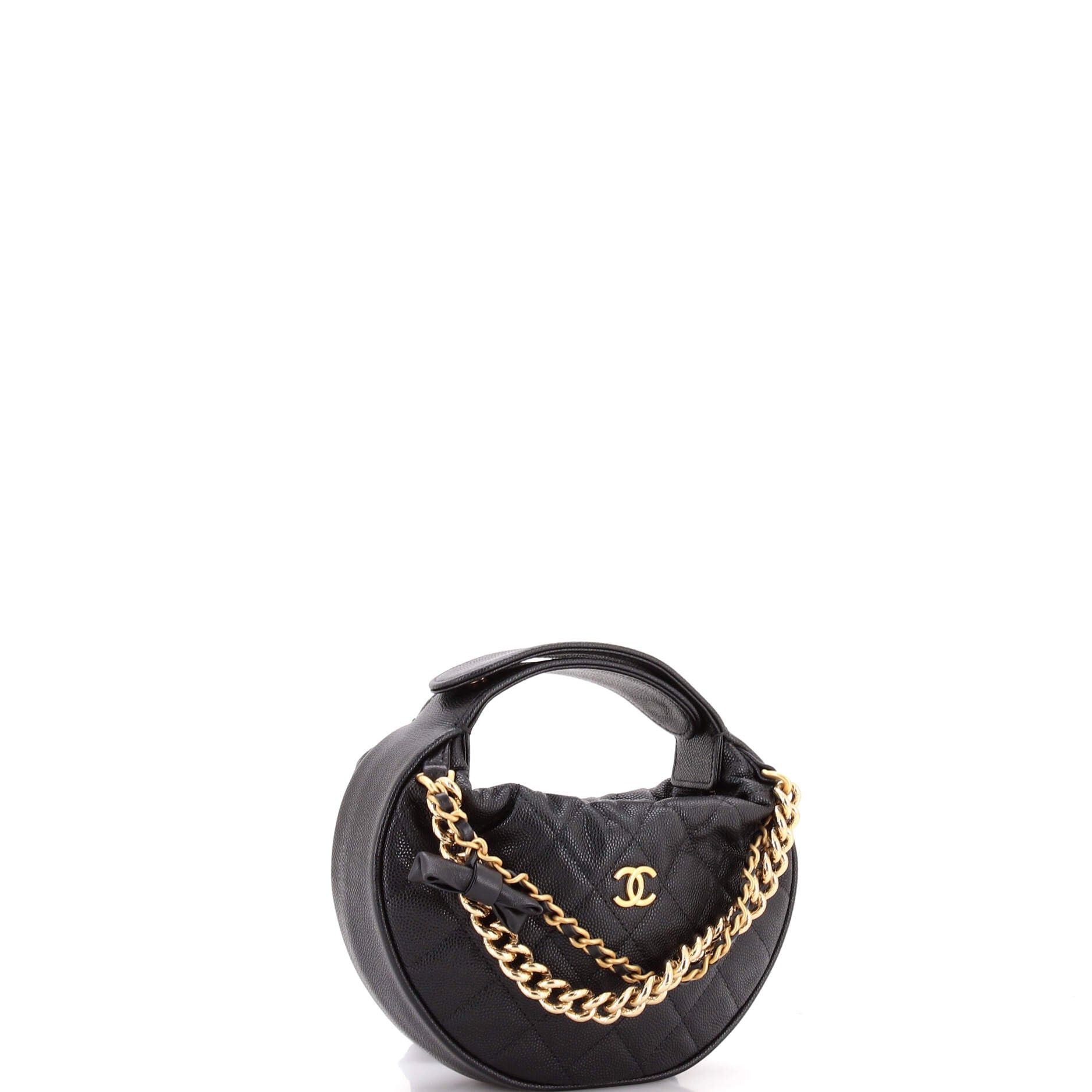 Chanel Double Chain Bow Hobo Pouch Size ONE SIZE - 2 Thumbnail
