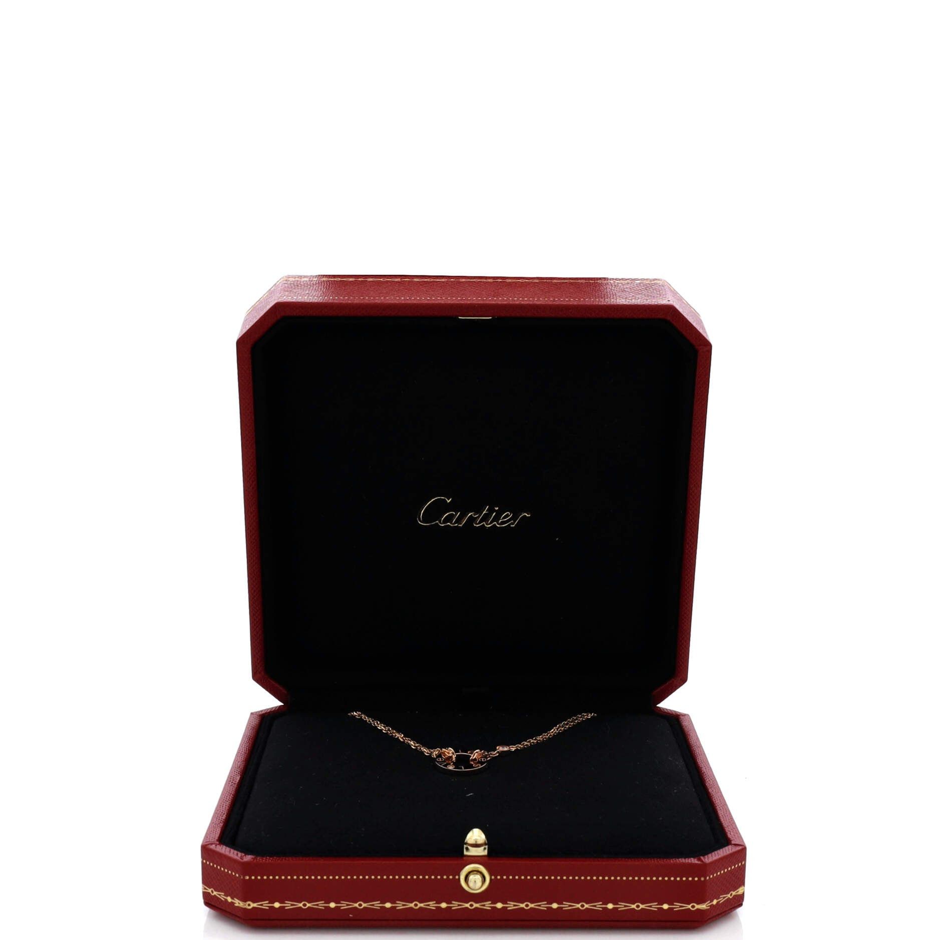 Cartier 2 Diamonds Love Pendant Necklace Size ONE SIZE - 2 Thumbnail