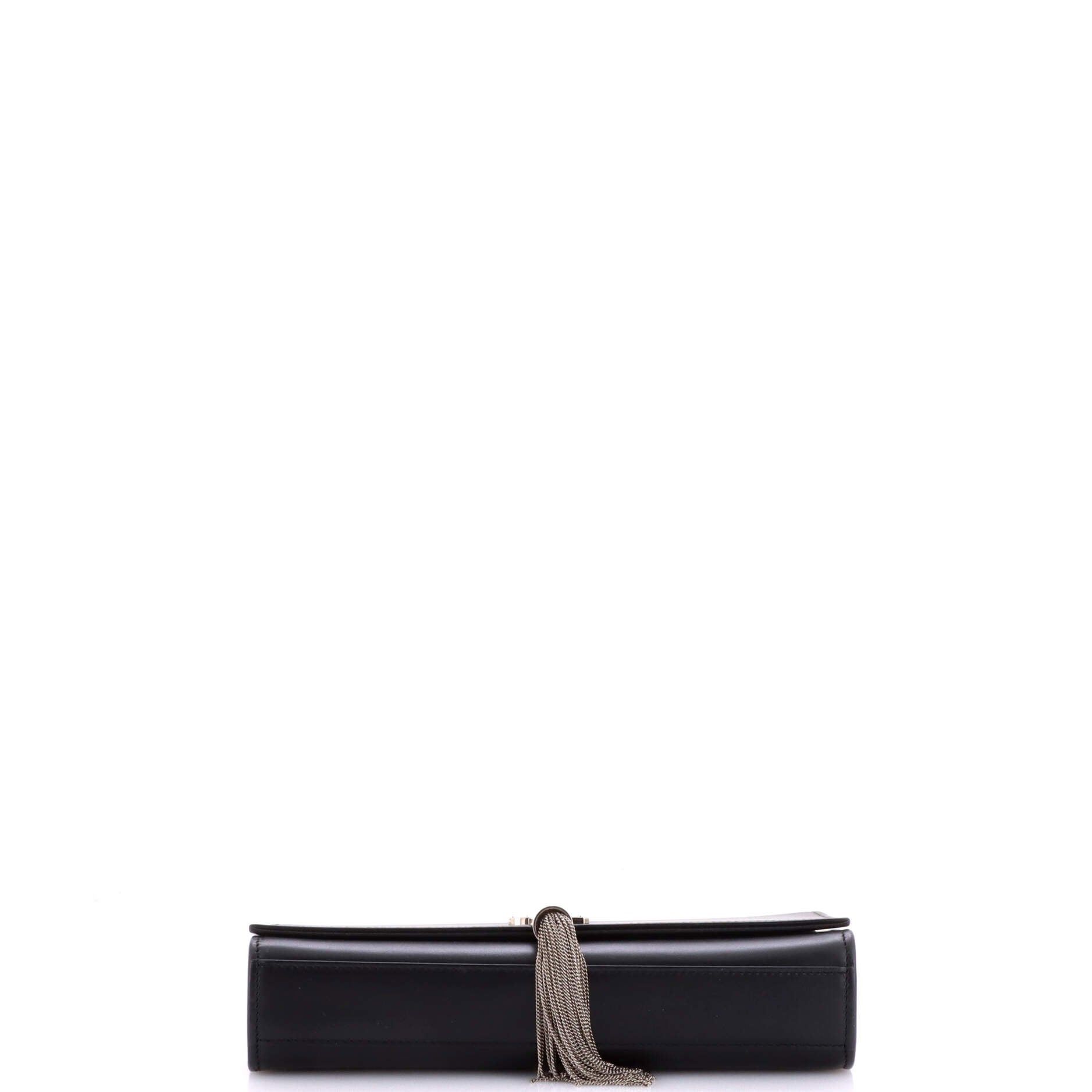 Saint Laurent Paris Classic Monogram Tassel Crossbody Bag Size ONE SIZE - 4 Thumbnail