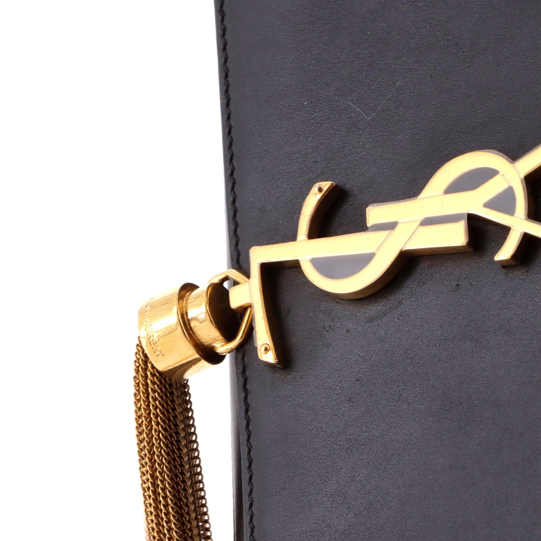 Saint Laurent Paris Classic Monogram Tassel Crossbody Bag Size ONE SIZE - 6 Thumbnail
