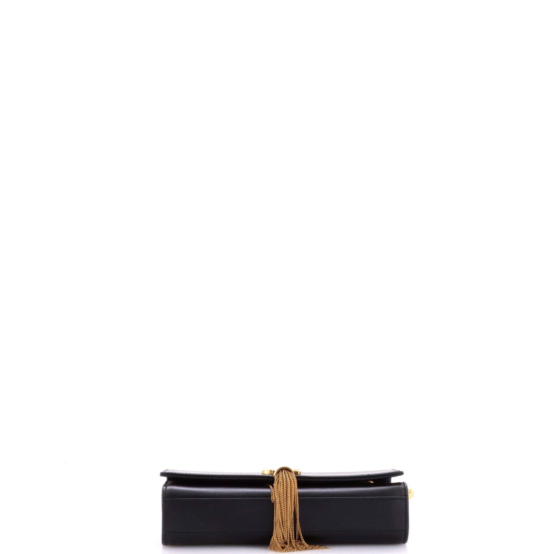 Saint Laurent Paris Classic Monogram Tassel Crossbody Bag Size ONE SIZE - 4 Thumbnail