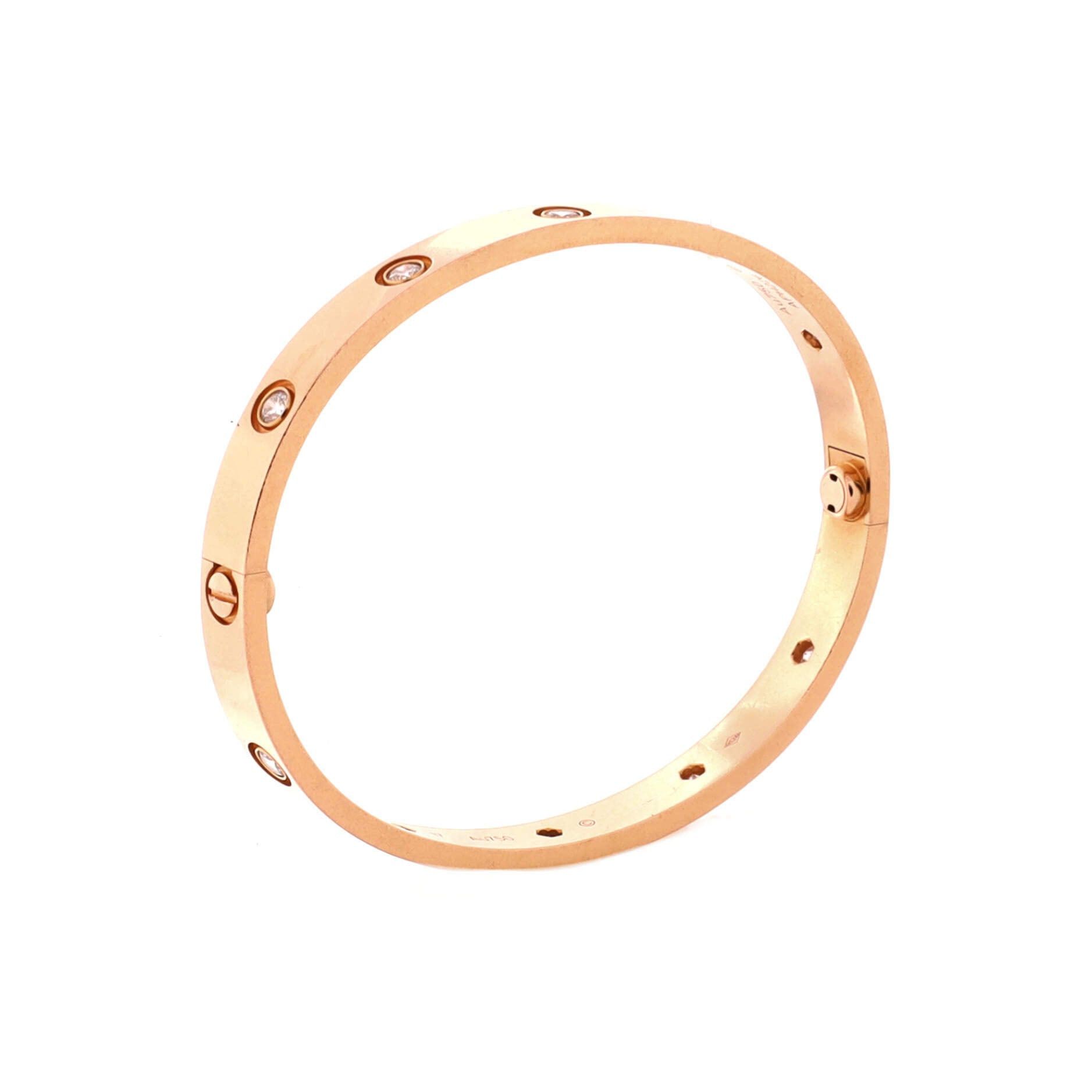 Cartier Love 10 Diamond Bracelet Size ONE SIZE - 4 Thumbnail
