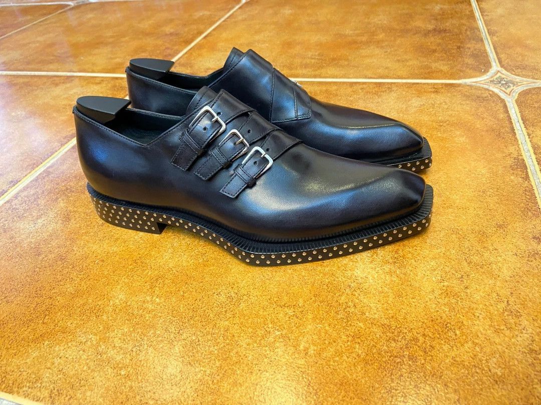 Berluti Black Formal Buckle Strap Pointed Toe Shoes Size 7 Size US 7 / EU 40 - 4 Thumbnail