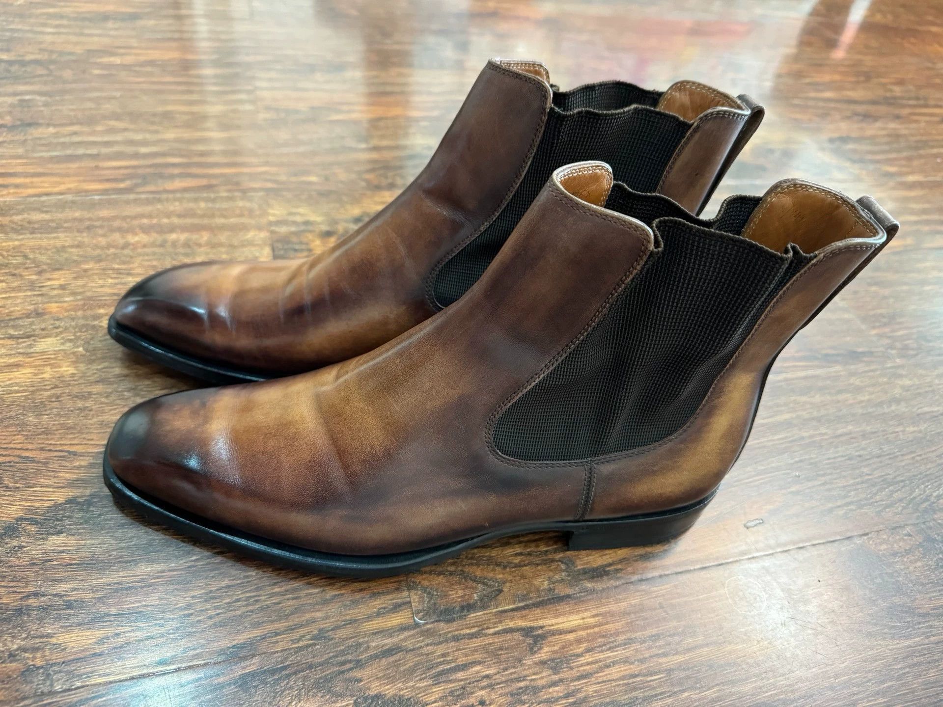 Berluti Brown Leather Chelsea Boots Size 7 Size US 7 / EU 40 - 3 Thumbnail