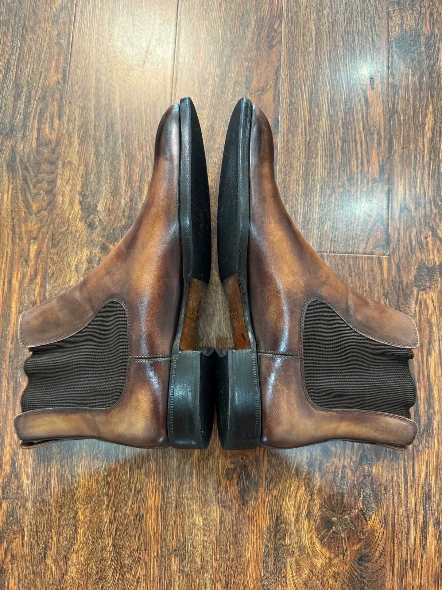 Berluti Brown Leather Chelsea Boots Size 7 Size US 7 / EU 40 - 5 Thumbnail
