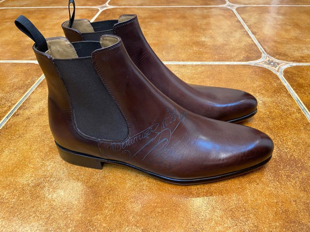 Berluti Brown Leather Chelsea Boots Size 7 Size US 7 / EU 40 - 3 Thumbnail