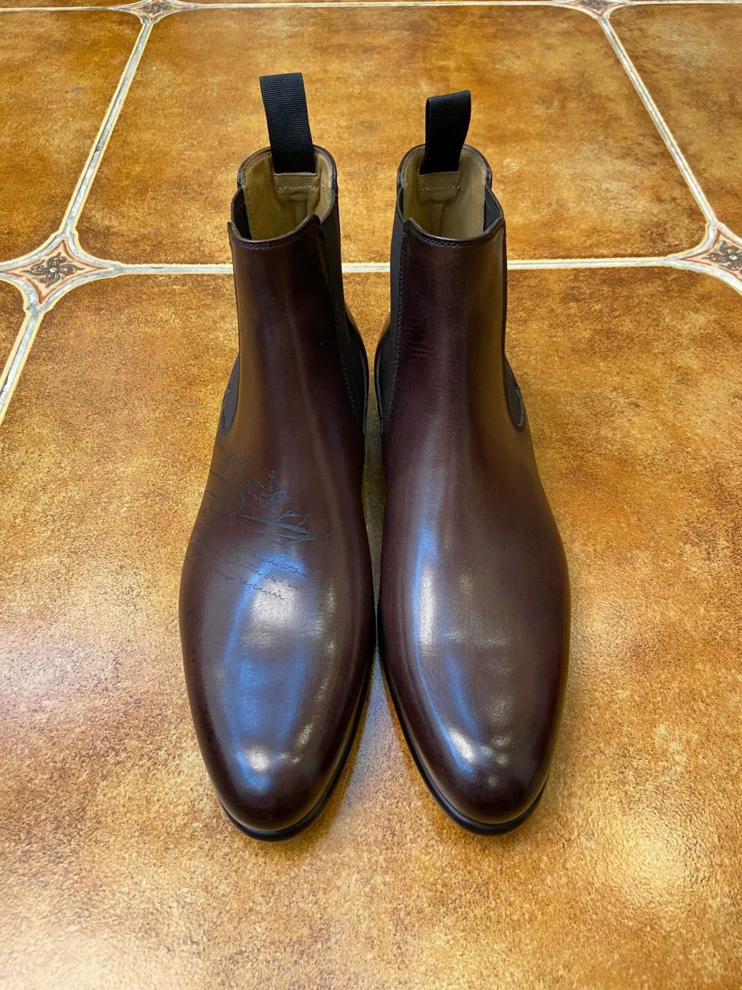 Berluti Brown Leather Chelsea Boots Size 7 Size US 7 / EU 40 - 2 Thumbnail