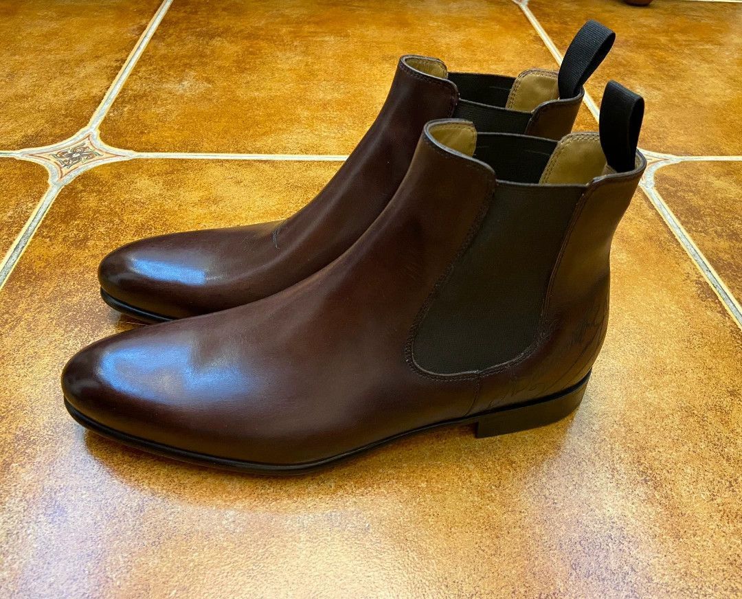 Berluti Brown Leather Chelsea Boots Size 7 Size US 7 / EU 40 - 4 Thumbnail