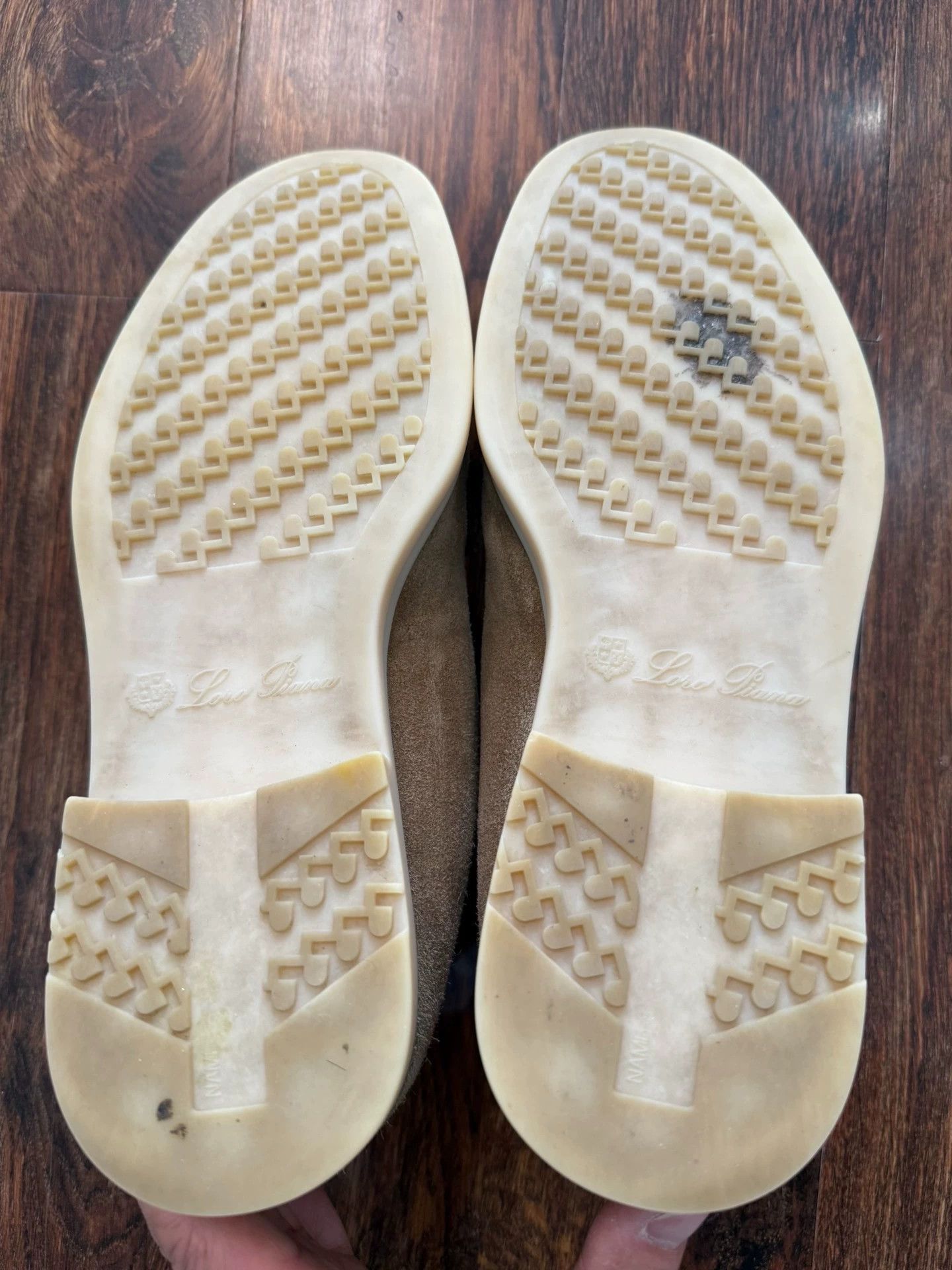 Loro Piana Beige Suede Slip-On Shoes Size US 8 / EU 41 - 4 Thumbnail