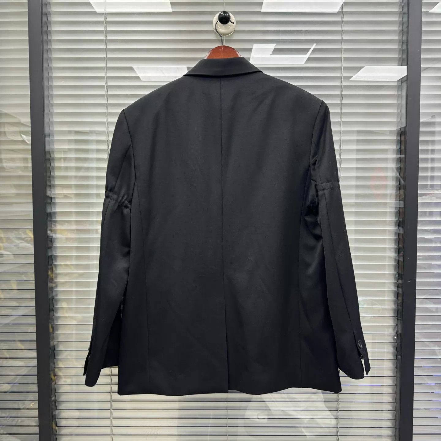 WE11DONE Black Blazer with Graphic Print - XS Size US XS / EU 42 / 0 - 2 Thumbnail
