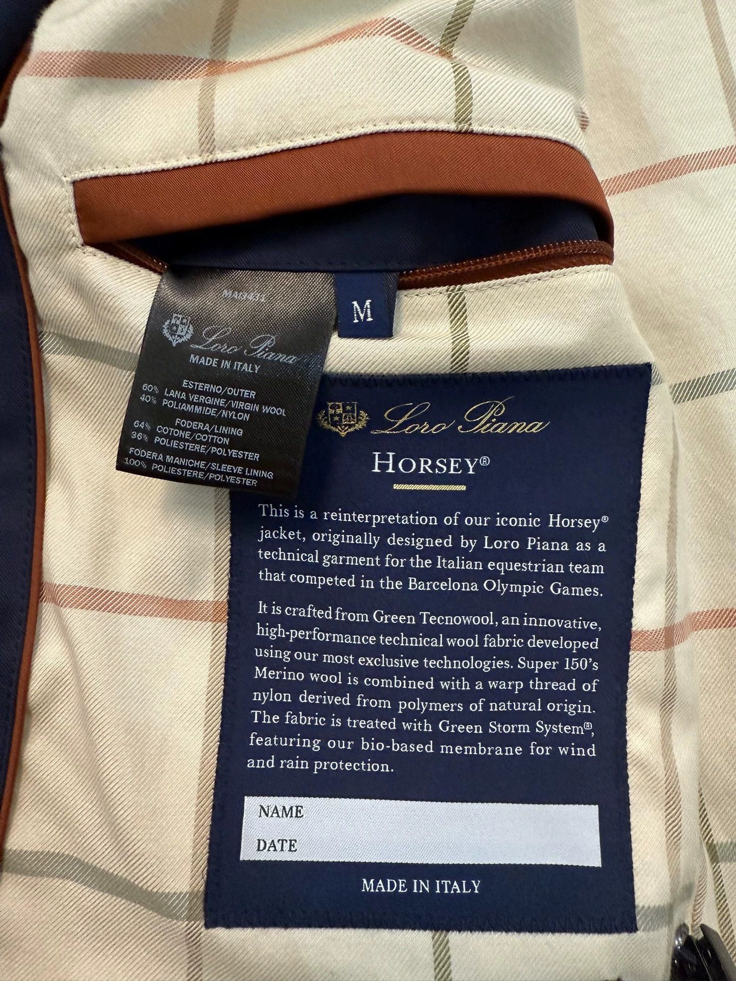Loro Piana Blue Collared Light Jacket with Front Pockets Size US M / EU 48-50 / 2 - 5 Thumbnail