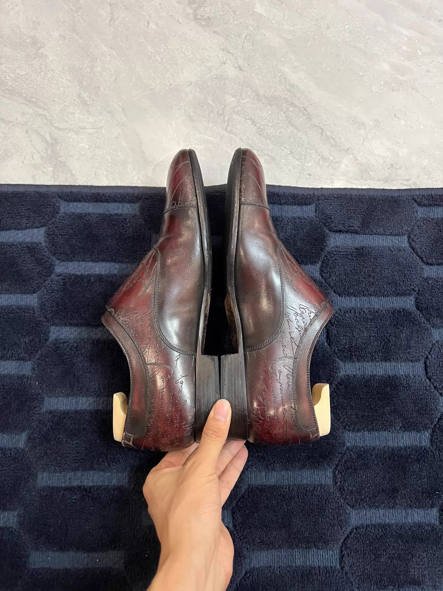 Berluti Brown Leather Formal Shoes with Buckle Size US 7 / EU 40 - 4 Thumbnail