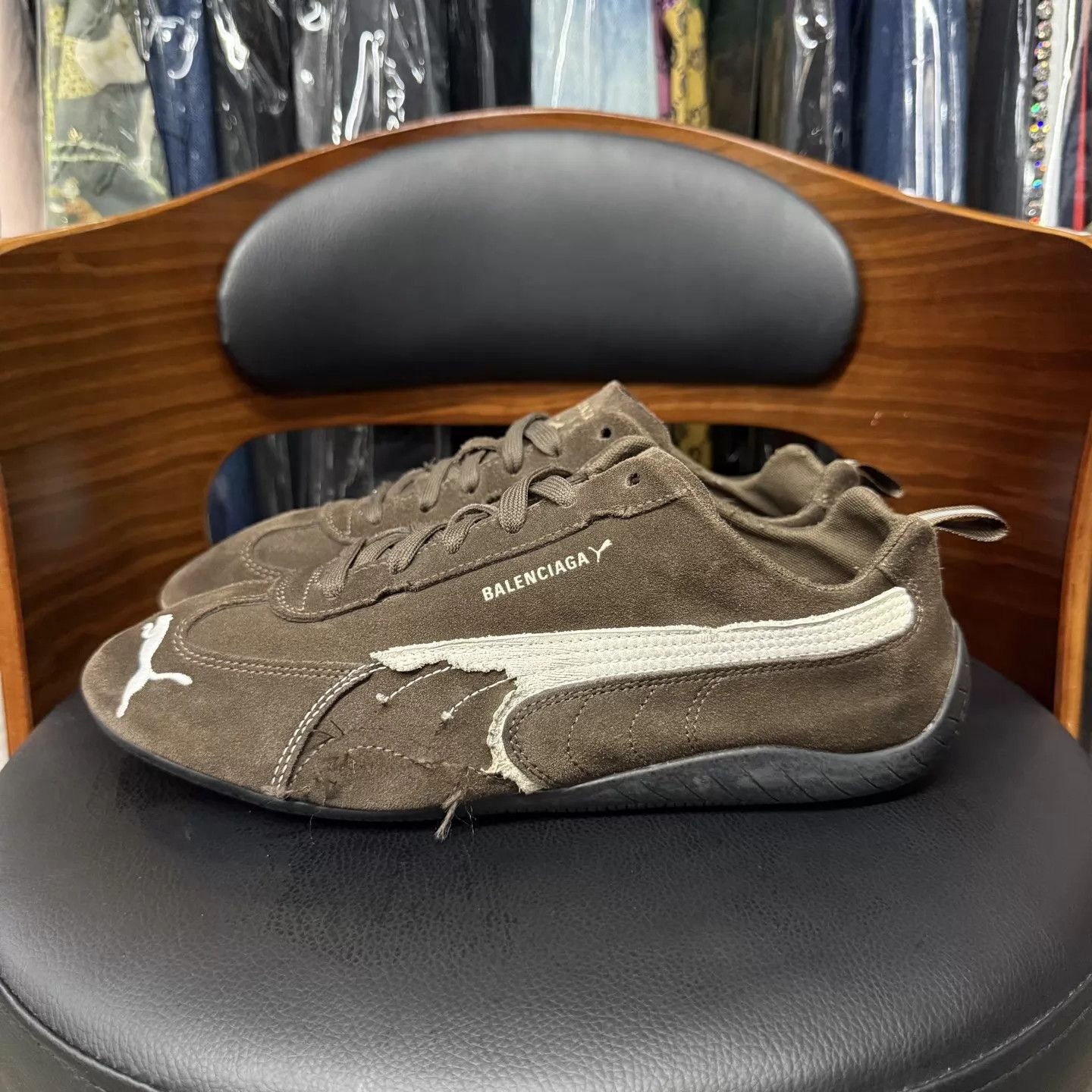 Balenciaga Brown Low-Top Sneakers Size 9 Size US 9 / EU 42 - 6 Thumbnail