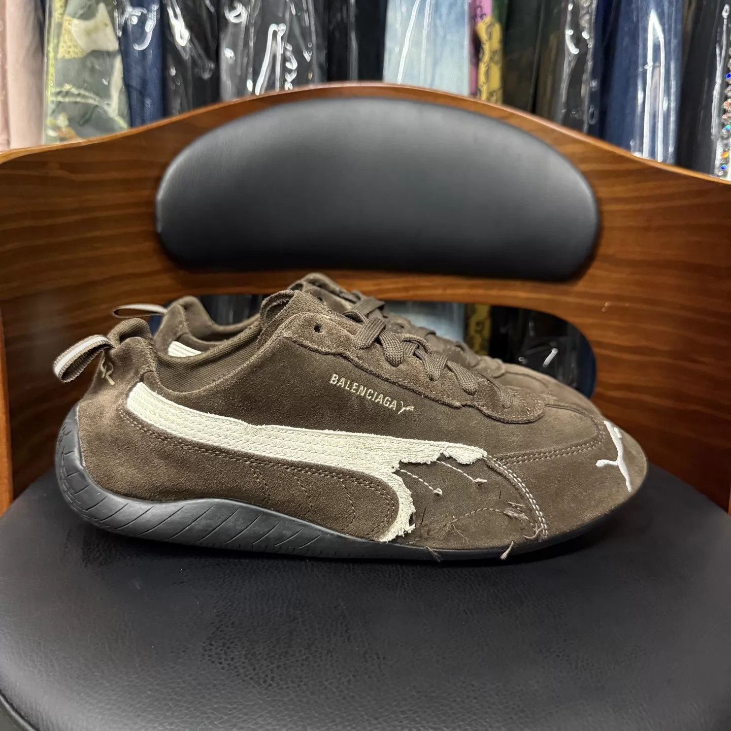 Balenciaga Brown Low-Top Sneakers Size 9 Size US 9 / EU 42 - 4 Thumbnail