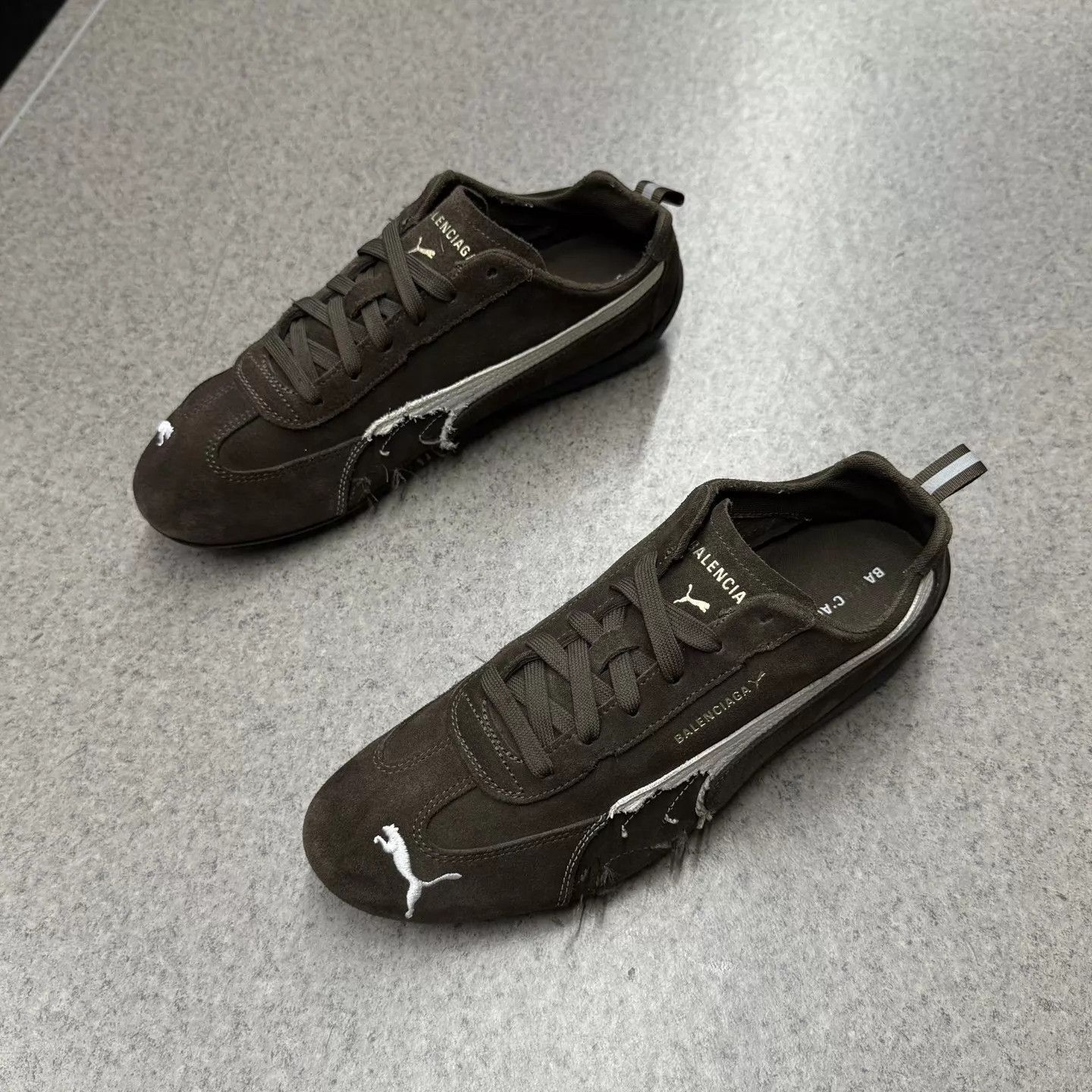 Balenciaga Brown Low-Top Sneakers Size 9 Size US 9 / EU 42 - 5 Thumbnail