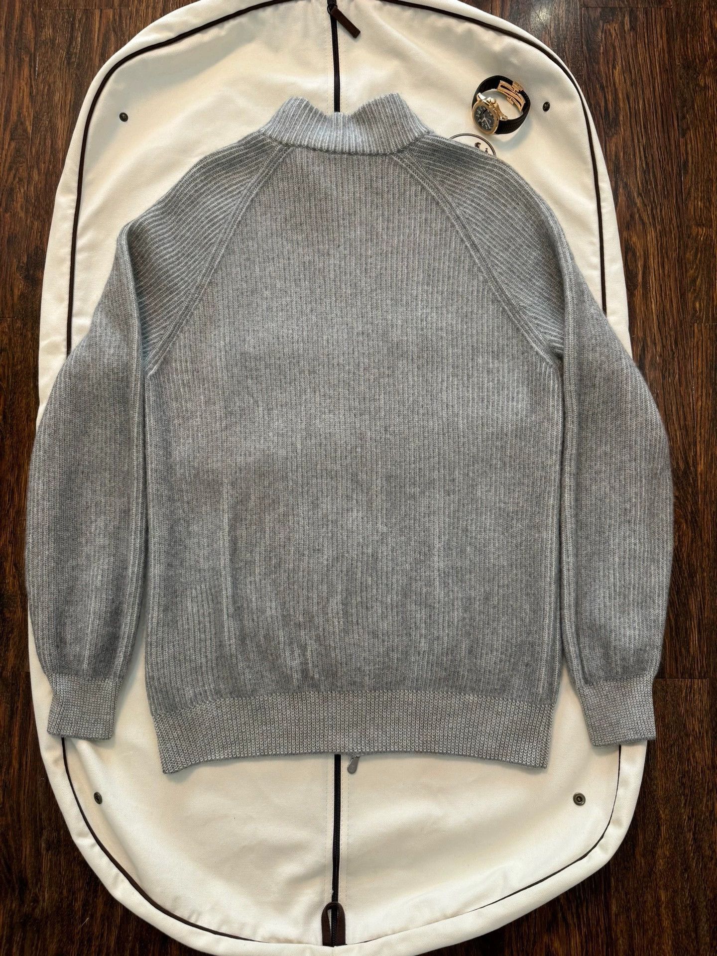 Brunello Cucinelli Multi Zip-Up Knit Sweater Size L Size US L / EU 52-54 / 3 - 2 Thumbnail