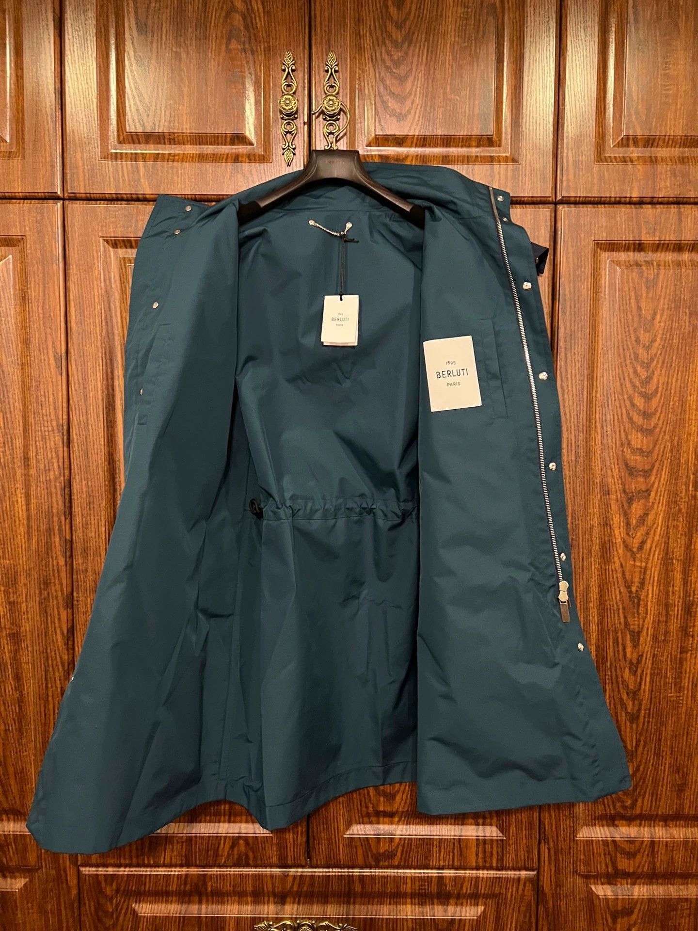Berluti Multi-Color Long Hooded Coat Size S Size US S / EU 44-46 / 1 - 3 Thumbnail
