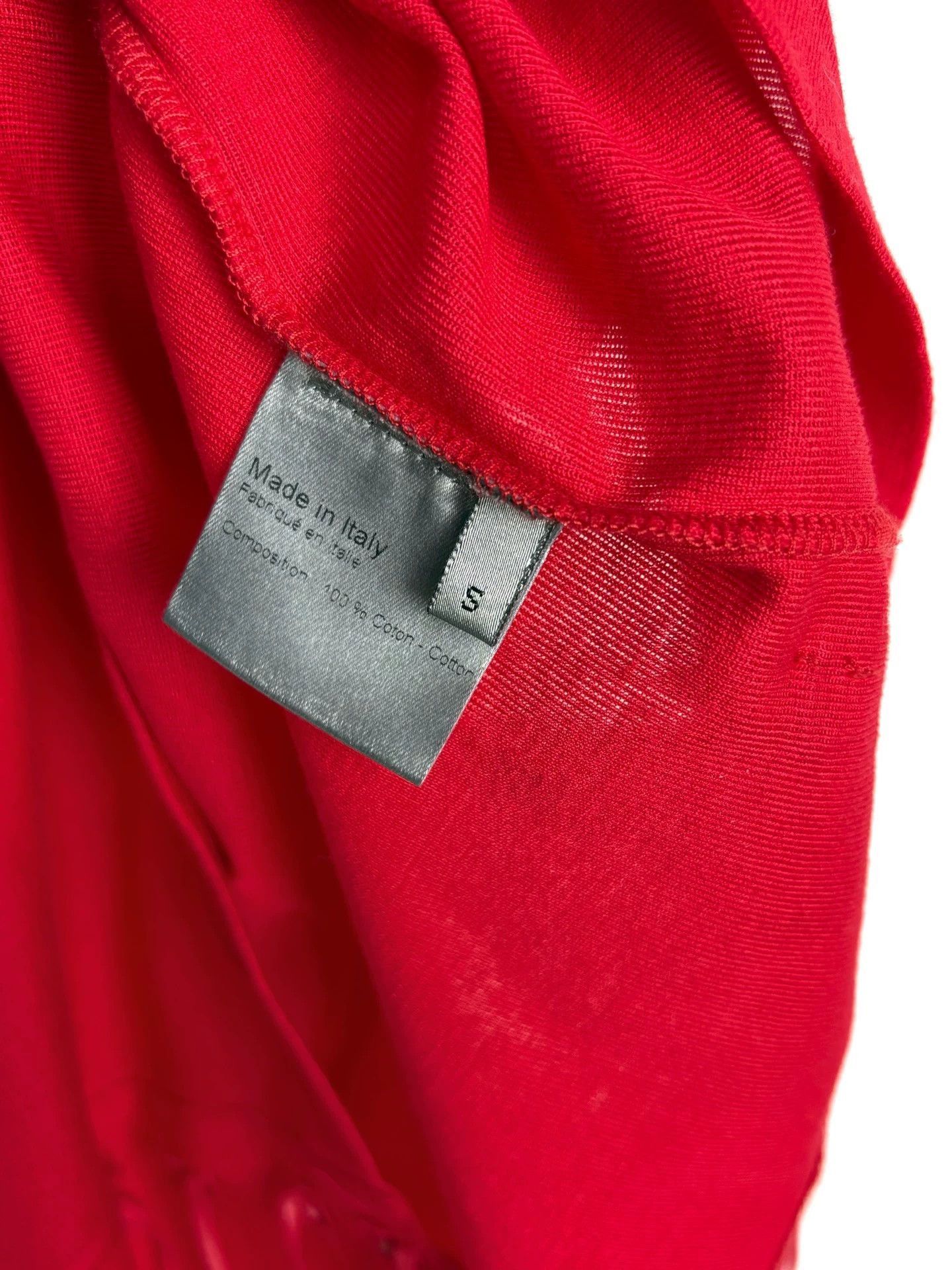 Dior Red Sleeveless Top with Side Tassel Details Size US S / EU 44-46 / 1 - 9 Thumbnail