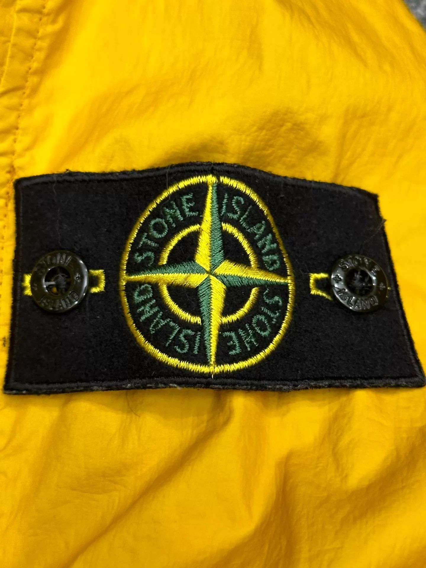 Stone Island Yellow Hooded Utility Jacket with Multiple Pockets Size US M / EU 48-50 / 2 - 8 Thumbnail