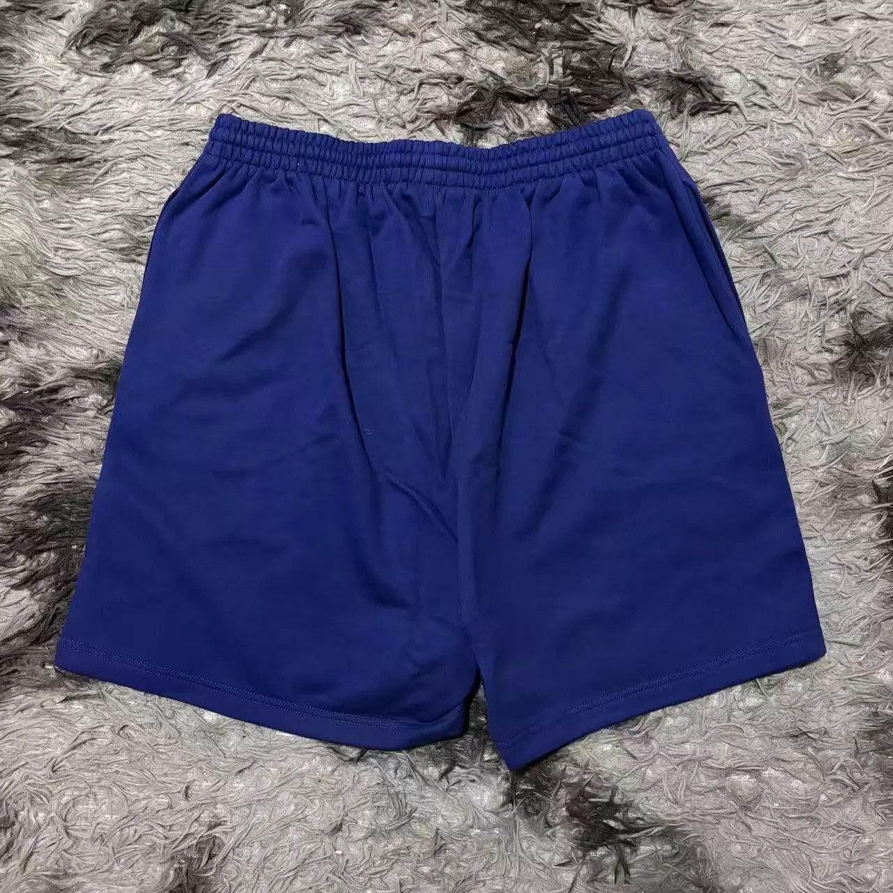 Balenciaga Blue Casual Shorts with Elastic Waist Size US 34 / EU 50 - 2 Thumbnail