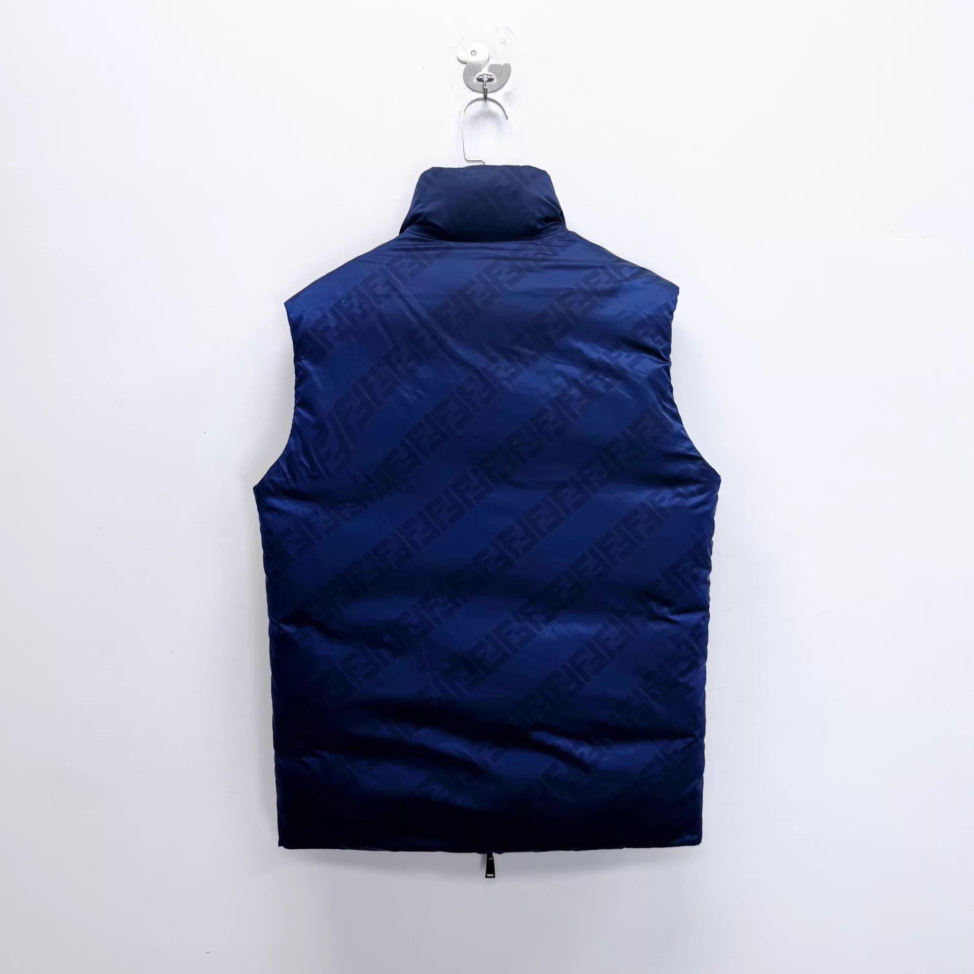 Fendi Blue Puffer Vest with Zip Closure Size US S / EU 44-46 / 1 - 3 Thumbnail
