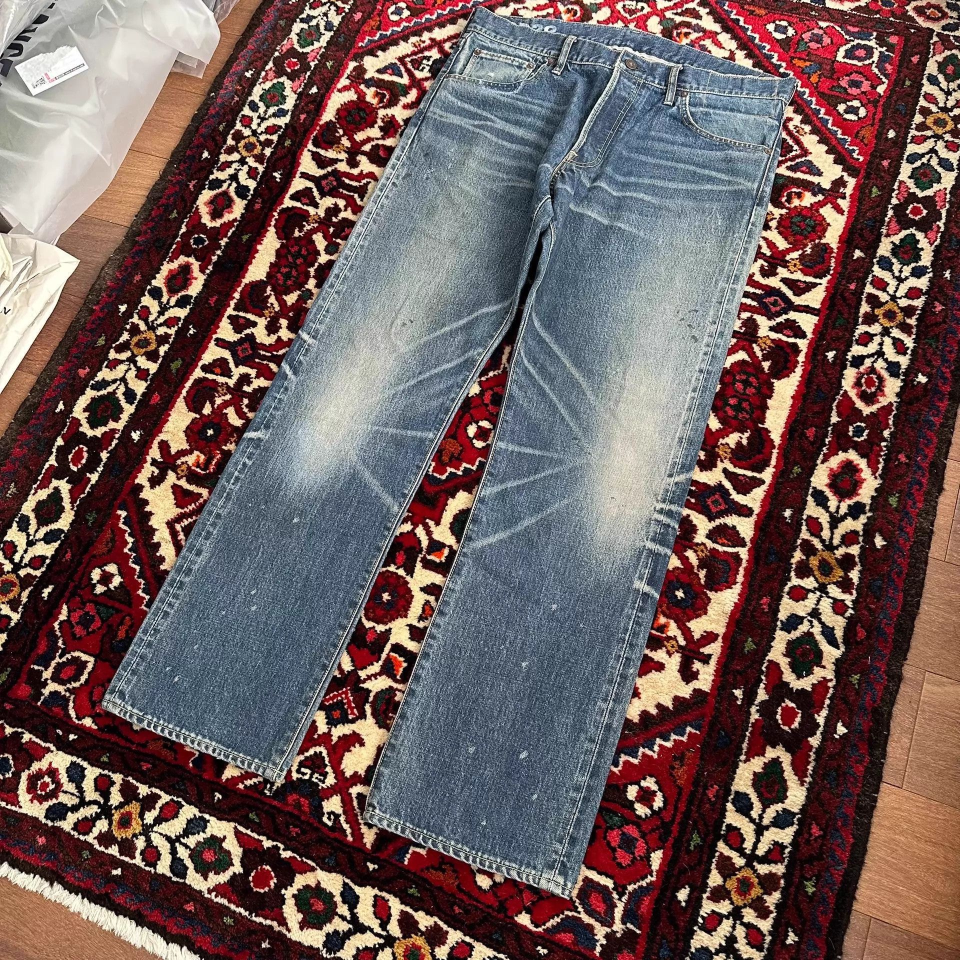 Visvim Blue Denim Jeans with Distressed Fade Size US 36 / EU 52 - 5 Thumbnail