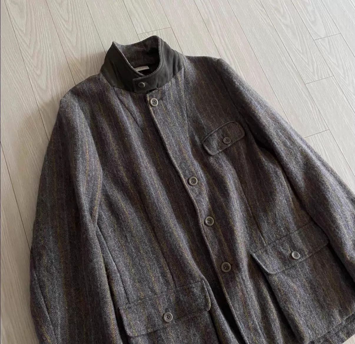 Dries Van Noten Multi Striped Button-Front Light Jacket Size US M / EU 48-50 / 2 - 4 Thumbnail