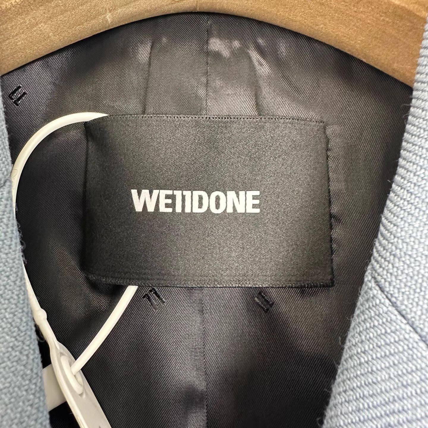 WE11DONE Blue Structured Blazer - XS Size US XS / EU 42 / 0 - 8 Thumbnail