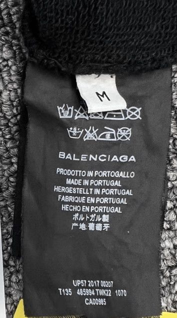 Balenciaga Black Long Sleeve Sweatshirt with City Print Size US M / EU 48-50 / 2 - 8 Thumbnail
