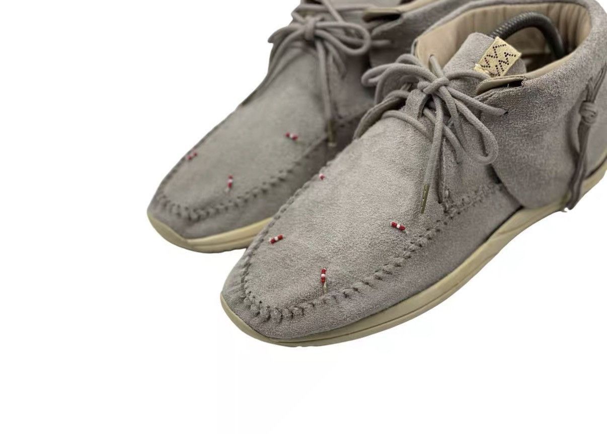 Visvim Gray Suede Lace-Up Moccasin Shoes Size 9 Size US 9 / EU 42 - 2 Thumbnail