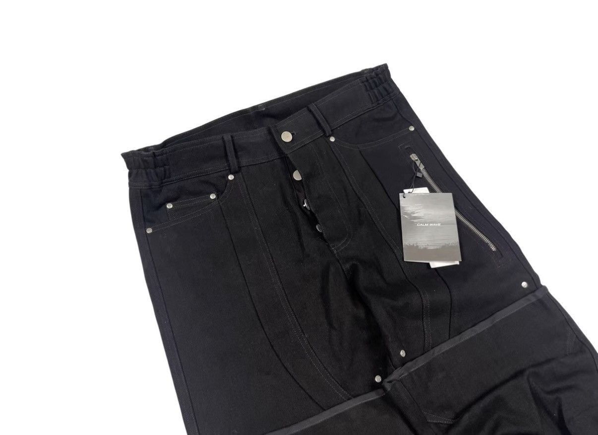 By Far Black Casual Pants with Zip Details - Size 32 Size US 32 / EU 48 - 3 Thumbnail