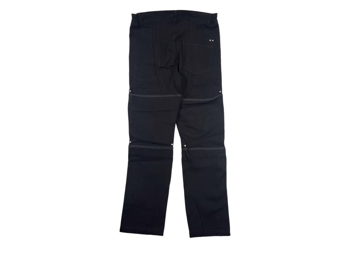 By Far Black Casual Pants with Zip Details - Size 32 Size US 32 / EU 48 - 2 Thumbnail