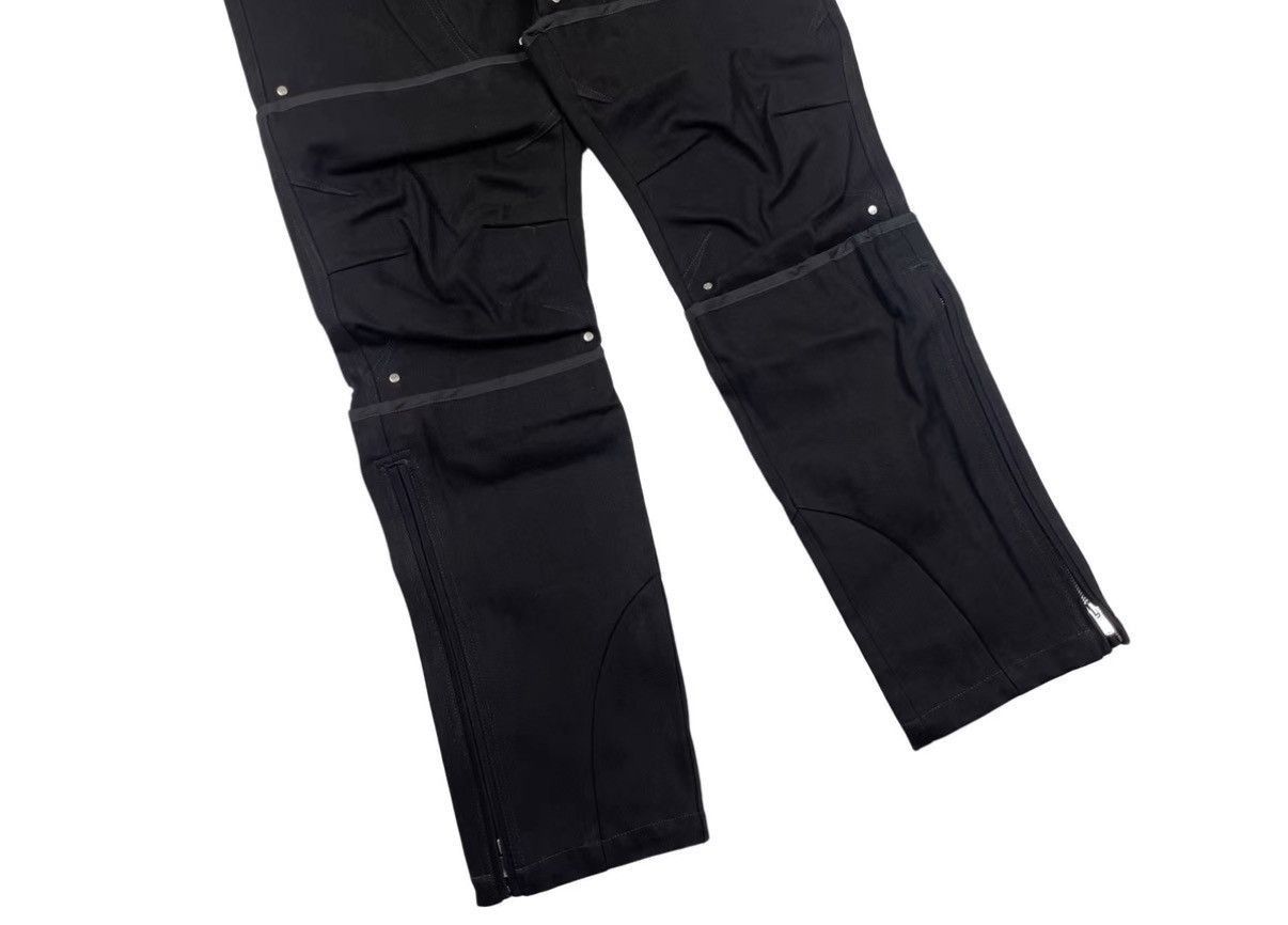 By Far Black Casual Pants with Zip Details - Size 32 Size US 32 / EU 48 - 4 Thumbnail