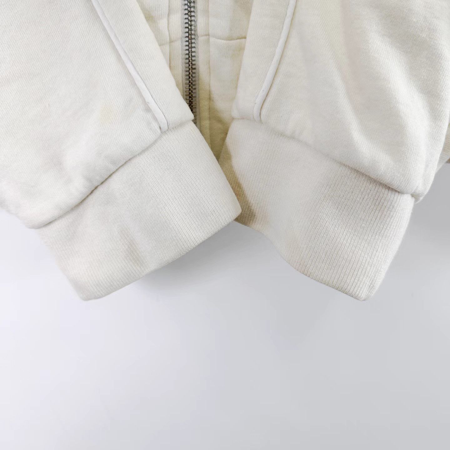 Dior White Zip-Front Collared Bomber Jacket Size US XL / EU 56 / 4 - 3 Thumbnail