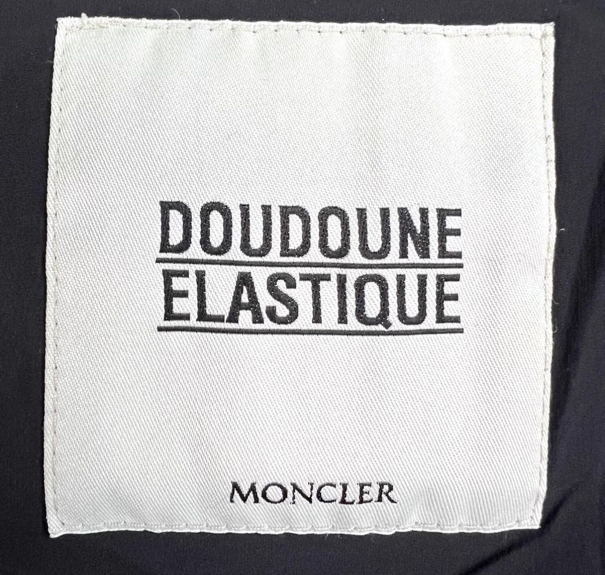 Moncler Black Puffer Jacket with Hood and Button-Front, Size L Size US L / EU 52-54 / 3 - 7 Thumbnail