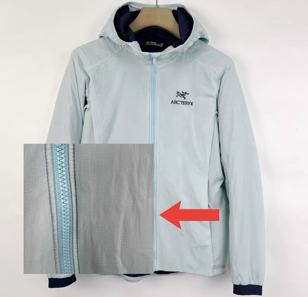 Arc'teryx Blue Lightweight Hooded Jacket Size S Size US S / EU 44-46 / 1 - 7 Thumbnail