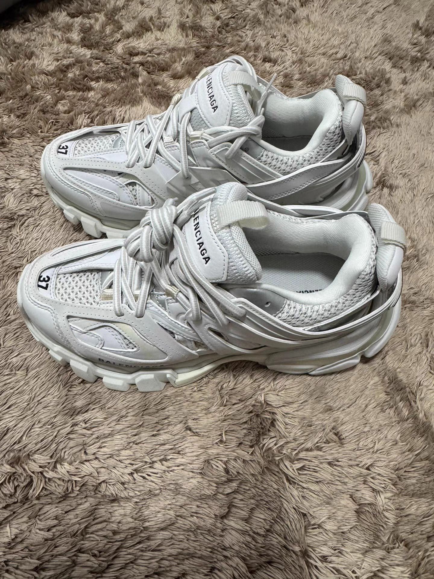Balenciaga White Hitop Sneakers Size 7 Size US 7 / EU 40 - 3 Thumbnail