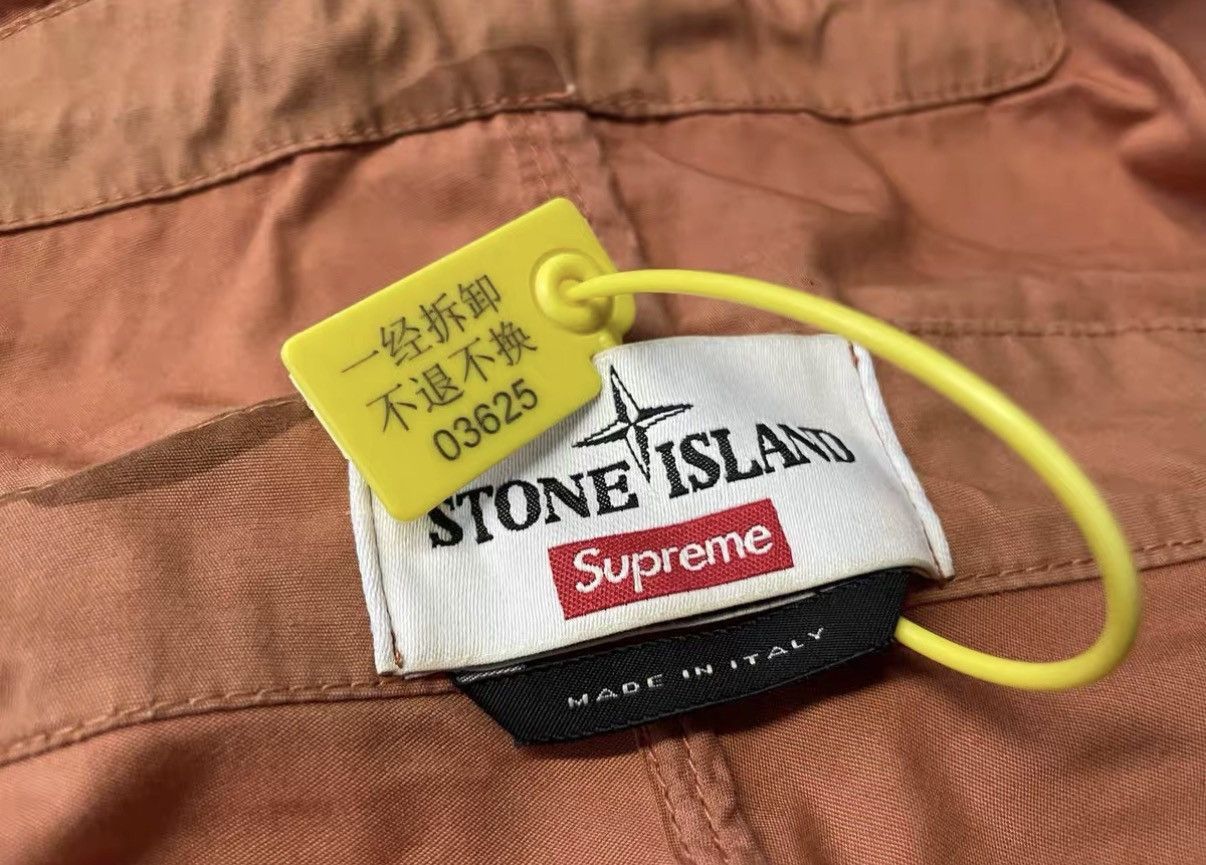 Stone Island Orange Camo Hooded Jacket Size M Size US M / EU 48-50 / 2 - 6 Thumbnail