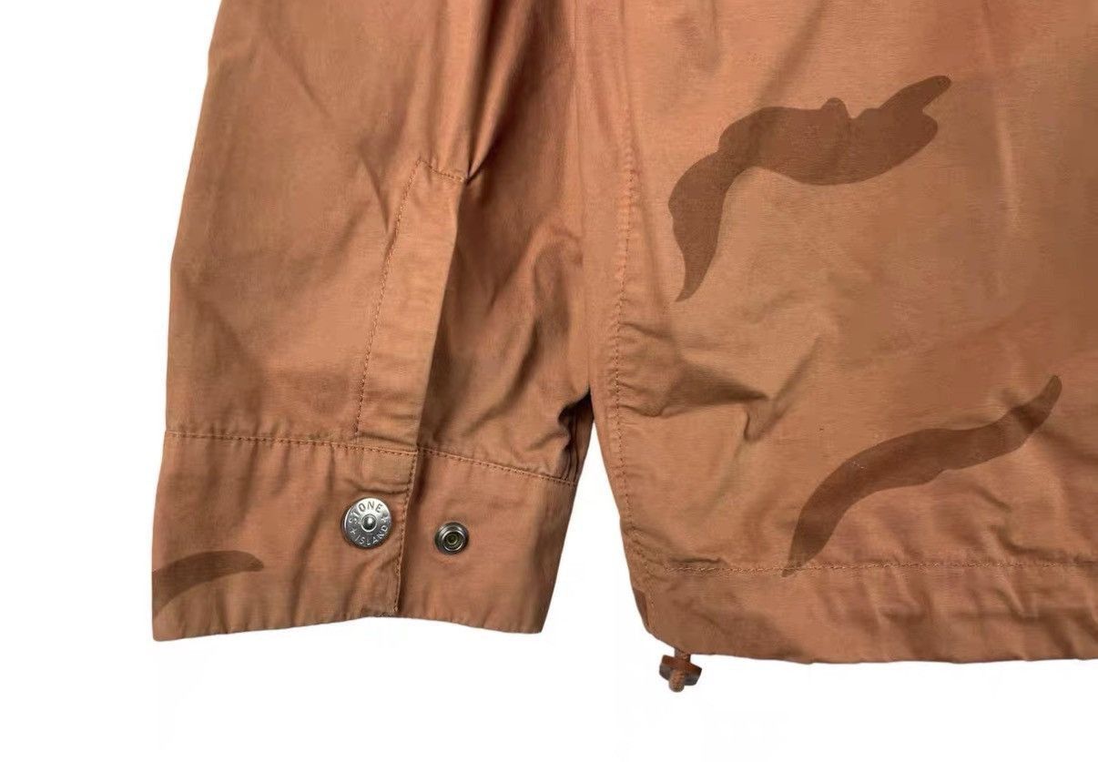 Stone Island Orange Camo Hooded Jacket Size M Size US M / EU 48-50 / 2 - 4 Thumbnail