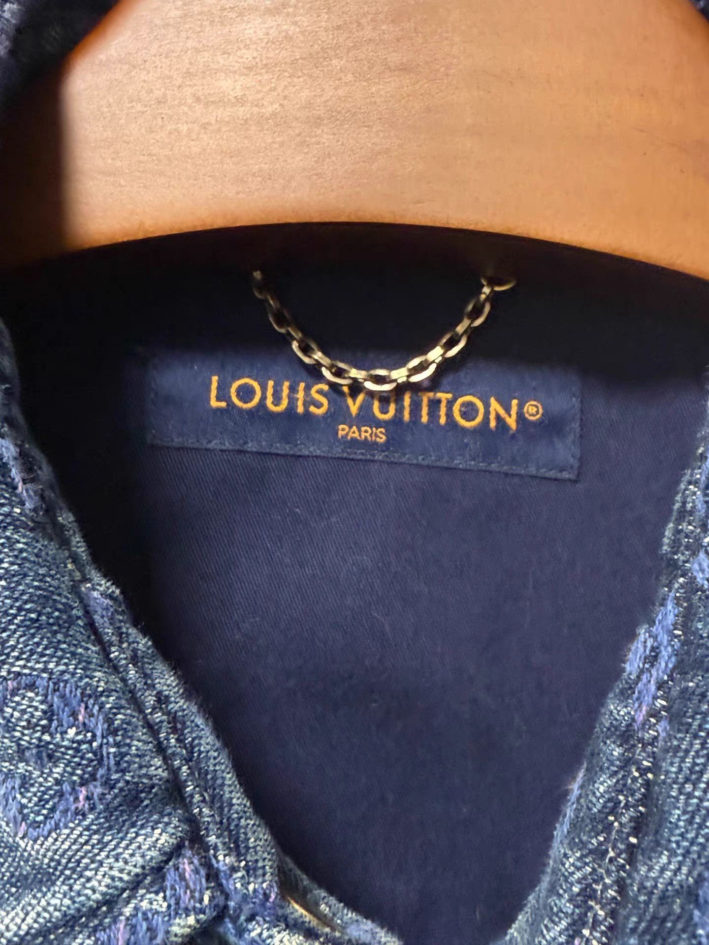 Louis Vuitton Blue Patterned Short Sleeve Button-Up Shirt Size US L / EU 52-54 / 3 - 3 Thumbnail