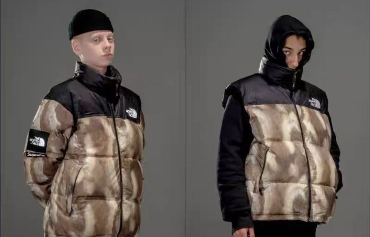 Supreme Beige Puffer Vest - Size M Size US M / EU 48-50 / 2 - 7 Thumbnail