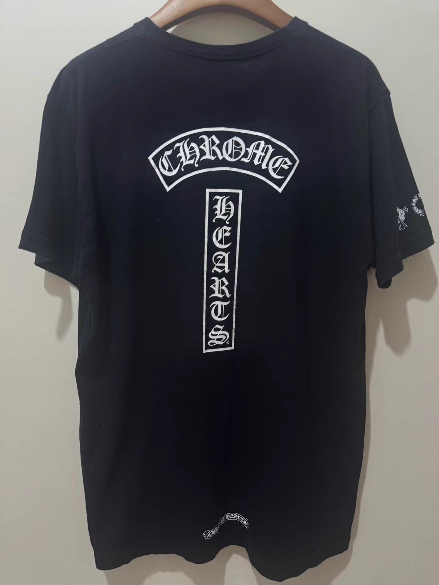 Chrome Hearts Black Short Sleeve T-Shirt with Pocket Design Size US L / EU 52-54 / 3 - 2 Thumbnail