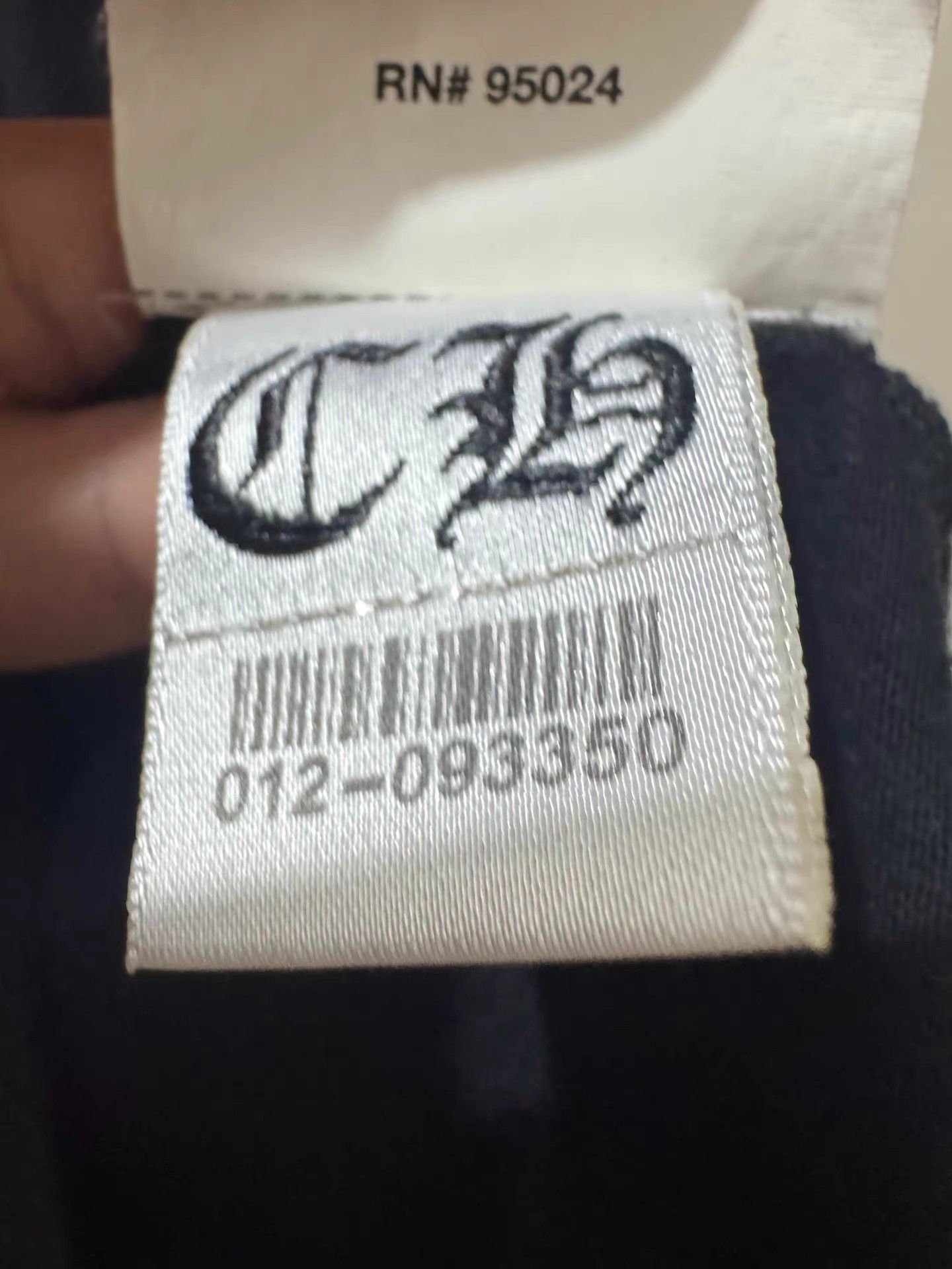 Chrome Hearts Black Short Sleeve T-Shirt with Pocket Design Size US L / EU 52-54 / 3 - 6 Thumbnail