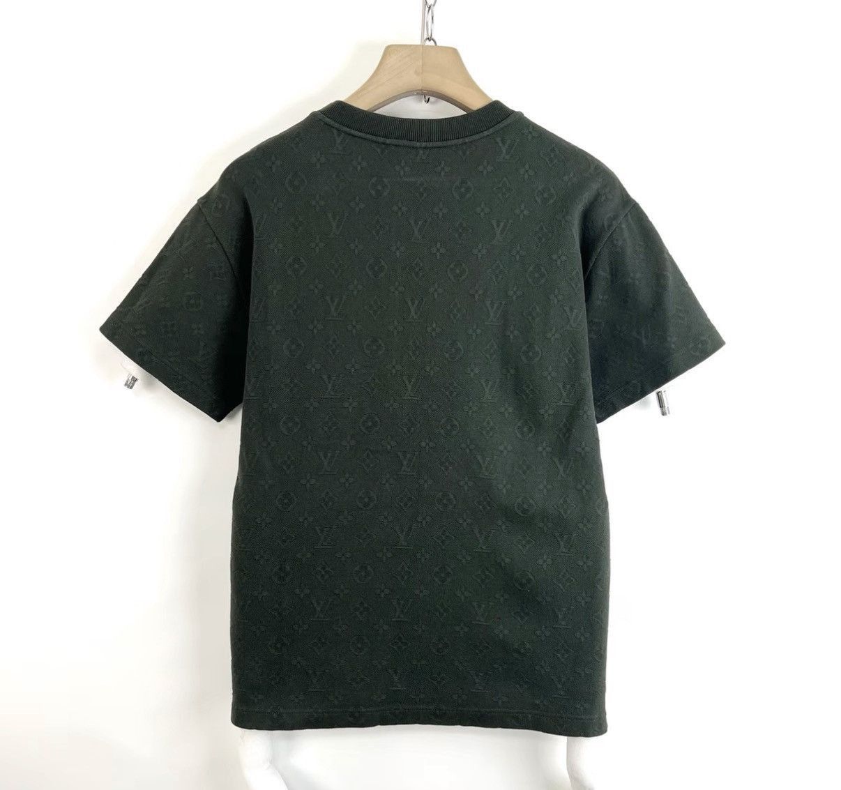 Louis Vuitton Green Patterned Short-Sleeve Shirt with Pocket Size US XS / EU 42 / 0 - 2 Thumbnail