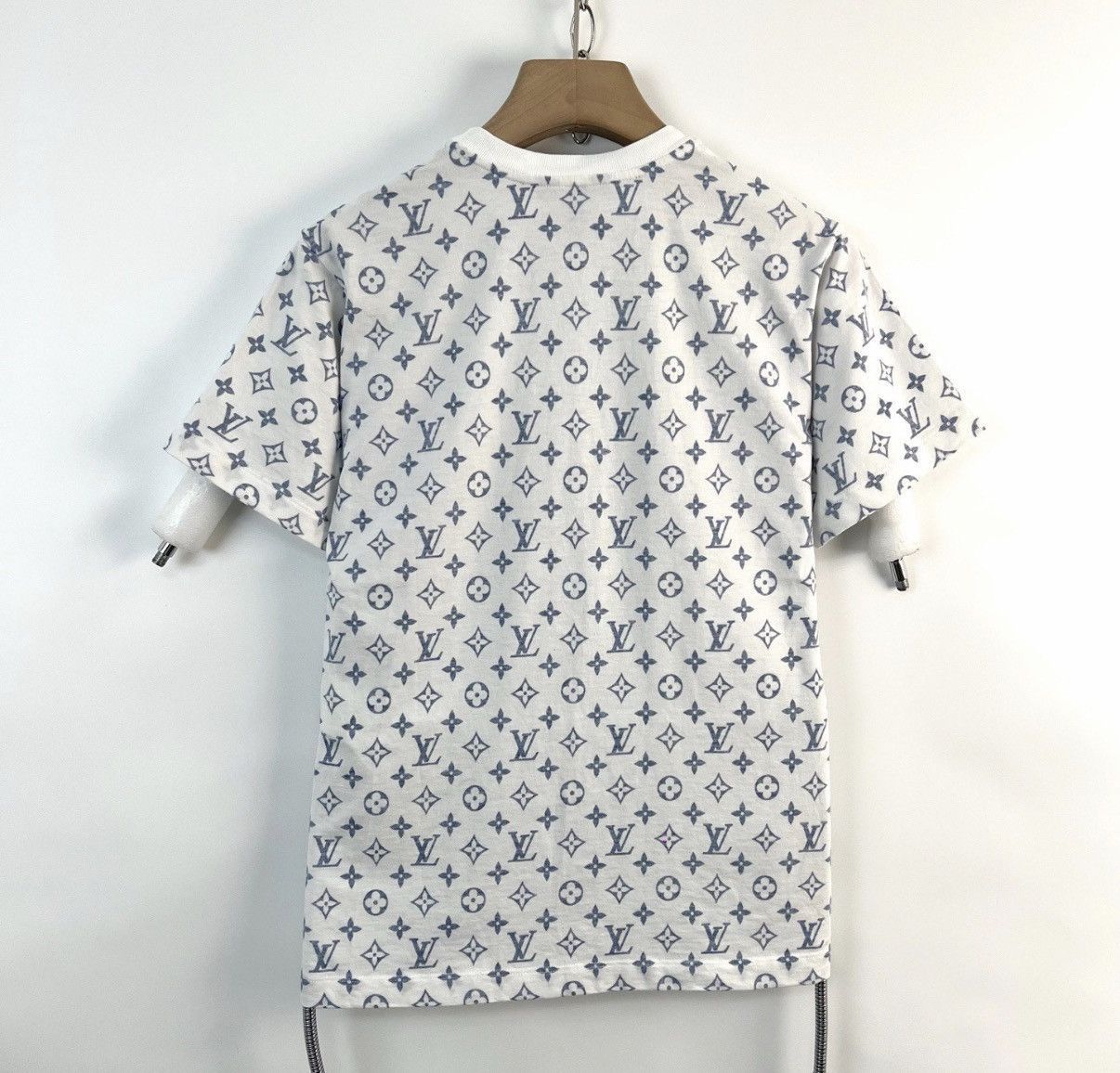 Louis Vuitton White Patterned Short-Sleeve T-Shirt Size US S / EU 44-46 / 1 - 2 Thumbnail